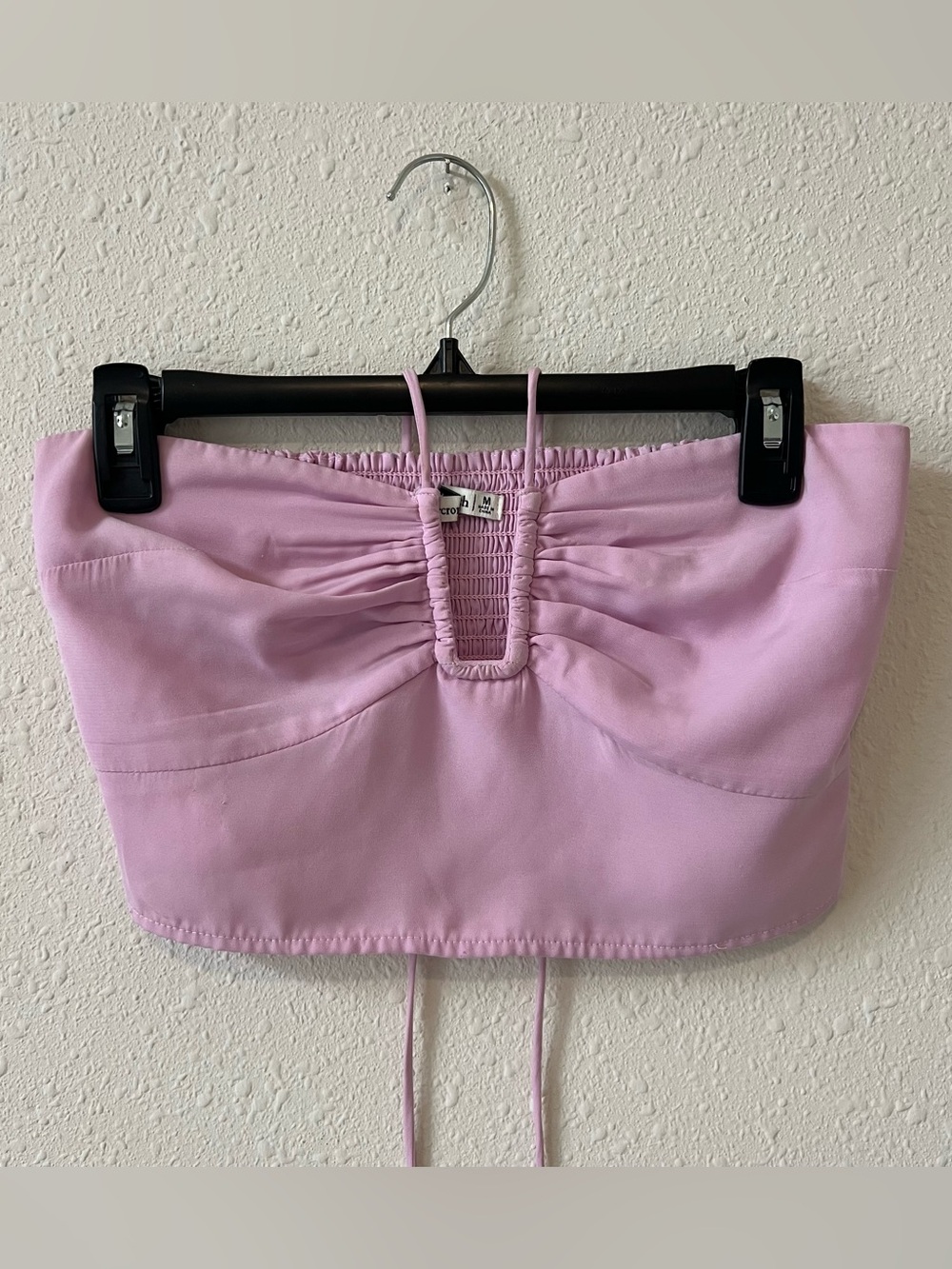 Abercrombie cropped halter top
